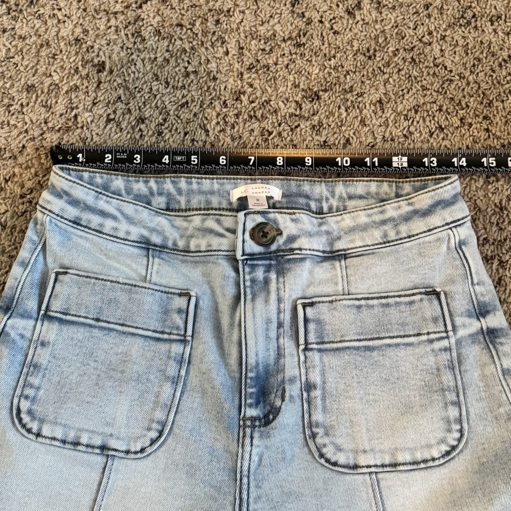 Lauren Conrad LC Super High-Rise Flare Wide Leg Jeans Woman's 8 - Picture 10 of 11